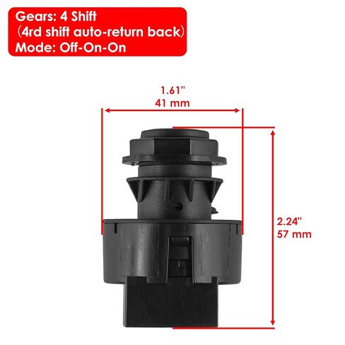 Caltric 4 Position Ignition Switch with Key Compatible with Polaris RZR XP 1000 2017-2022 in Saudi Arabia