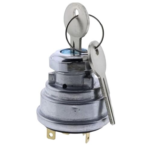HMY AT21880 Ignition Starter Switch with 4 Connection Termials 2 Keys Replacement for John Deere Tractor 1020 1520 1620 2020 2030 450 570 480A 400 440 300 350 380 540 480, Model 1 in Saudi Arabia