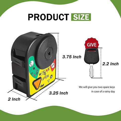 925-06119c وحدة مفتاح إشعال لنماذج Cub Cadet XT1 XT2 LTX/Troy-Bilt/MTD الحرفي | مفتاح تشغيل شبل كاديت يستبدل 725-04227 | 7 محطات | مع 2 مفتاح in Kuwait