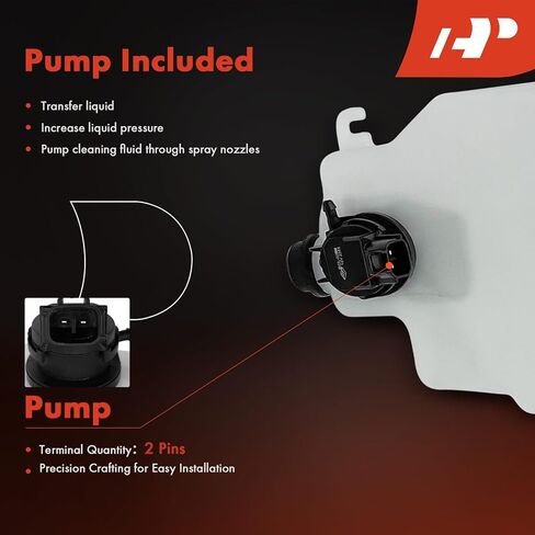 A-Premium Fit for Toyota Tacoma 2005-2015 Windshield Washer Reservoir with (Cap/Washer Pump/Hose), Replace# 8531504090 in Saudi Arabia