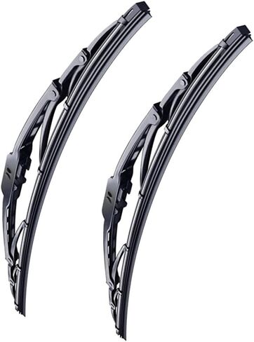 22"+18" Front Driver Side and Passenger Side OEM Replacement Standard Windshield J/U Hook All-Season Metal Wiper Blades Fit for 1992-1995 Honda Civic, Pack of 2 in Kuwait