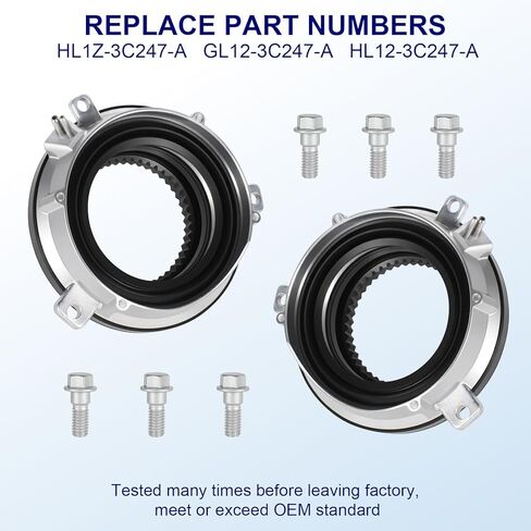 ZNB 2PCS HL1Z-3C247-A 4WD Auto Locking Hub Actuator Compatible with Ford F150 2015-2020 Expedition 2016-2020 Lincoln Navigator 2016-2020, 4Wheel Drive 4x4 Locking Actuator Replace GL1Z-3C247-A in Kuwait