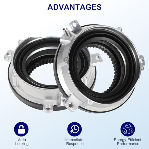 ZNB 2PCS HL1Z-3C247-A 4WD Auto Locking Hub Actuator Compatible with Ford F150 2015-2020 Expedition 2016-2020 Lincoln Navigator 2016-2020, 4Wheel Drive 4x4 Locking Actuator Replace GL1Z-3C247-A in Kuwait