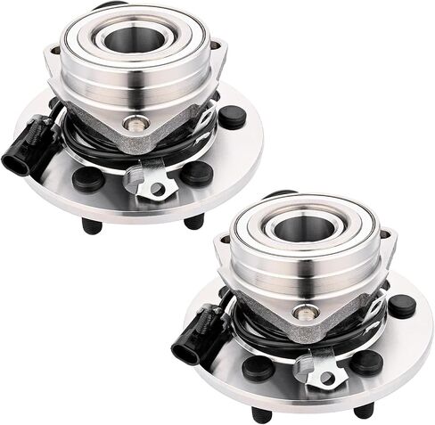 4WD 515024 2pcs Front Wheel Bearing Hub Assembly for Cadillac Escalade 1999-2000, for Chevy Tahoe 1995-2000, for GMC Yukon, for K1500(Suburban) 1995-1999, for K2500 (Suburban) 1995, 6-Lug w/ABS in Kuwait