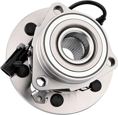 4WD 515024 2pcs Front Wheel Bearing Hub Assembly for Cadillac Escalade 1999-2000, for Chevy Tahoe 1995-2000, for GMC Yukon, for K1500(Suburban) 1995-1999, for K2500 (Suburban) 1995, 6-Lug w/ABS in Kuwait