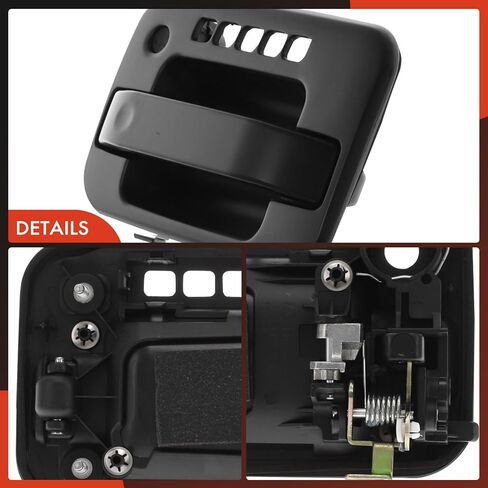 A-Premium Front Left Driver Side Exterior Door Handle with Keypad Hole Compatible with Ford F-150 F150 2009-2014, Smooth Black, Replace# CL3Z-1522405-AA in Saudi Arabia