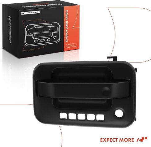 A-Premium Front Left Driver Side Exterior Door Handle with Keypad Hole Compatible with Ford F-150 F150 2009-2014, Smooth Black, Replace# CL3Z-1522405-AA in Saudi Arabia