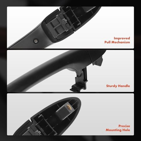 A-Premium Right Driver or Passenger Side Sliding Door Exterior Door Handle Compatible with Kia Sedona 2015-2021, Black in Saudi Arabia