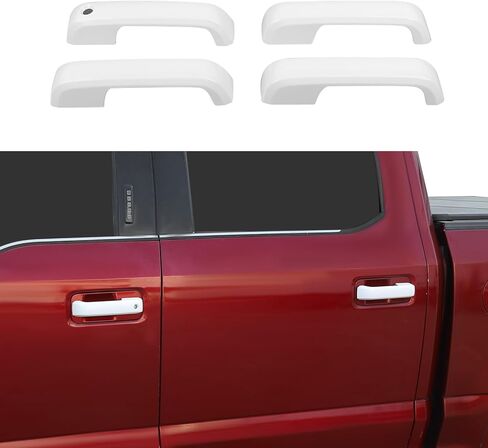 Exterior Door Handle Cover for Ford F150 2015-2020,Auto Outside Door Handle Covers Decor Trim,Exterior Accessories in Saudi Arabia