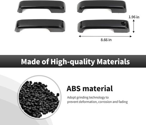 Exterior Door Handle Cover for Ford F150 2015-2020,Auto Outside Door Handle Covers Decor Trim,Exterior Accessories in Saudi Arabia