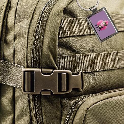 القط بوجي مضحك الوردي ريشة بوا مستطيل سلسلة المفاتيح المعدنية in Kuwait