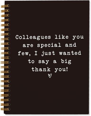 Cute Otter Journal Notebook, Employee Appreciation Gifts for Women, Office Supplies for Desk, Hardcover Lined Notebooks Spiral, Work Besties Gifts for Women, 5.5 x 8.3 inch in Saudi Arabia