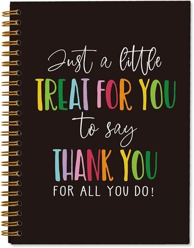 Cute Otter Journal Notebook, Employee Appreciation Gifts for Women, Office Supplies for Desk, Hardcover Lined Notebooks Spiral, Work Besties Gifts for Women, 5.5 x 8.3 inch in Saudi Arabia