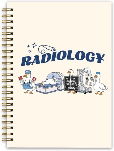Radiology Tech Gifts Spiral Notebook, Radiology Technologist Journal for Writing, Rad Tech Week Gifts Notebook Journal for Note Taking, Medical Office School Supplies 5.5x8.3 Inch in Kuwait
