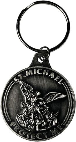 Trade Winds United States Air Force Wings St. Michael Protect Me Keychain Key Chain Key Ring in Saudi Arabia