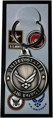 Trade Winds United States Air Force Wings St. Michael Protect Me Keychain Key Chain Key Ring in Saudi Arabia