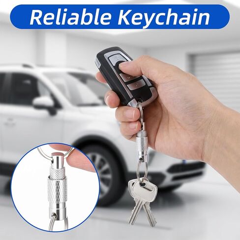 3 PCS Quick Release Keychain Quick Disconnect Keychain, Detachable Key Ring Release Keychains Pull Apart Key Chain Metal Safety for Men, Women, Keys, Car Purse Bag (3 Colors) in Saudi Arabia
