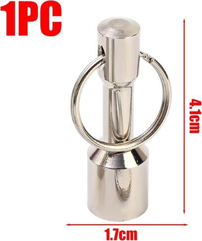 Metal Keychains Strong Magnetic Clasps Anti-loss Car Key Rings Hanging Holder Office Storage Rack Tools in Saudi Arabia