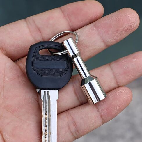 Metal Keychains Strong Magnetic Clasps Anti-loss Car Key Rings Hanging Holder Office Storage Rack Tools in Saudi Arabia
