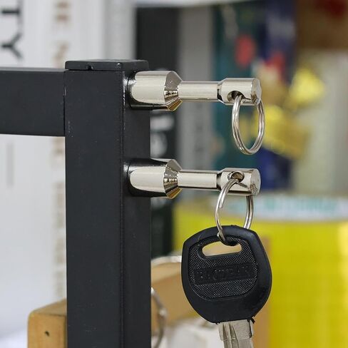 Metal Keychains Strong Magnetic Clasps Anti-loss Car Key Rings Hanging Holder Office Storage Rack Tools in Saudi Arabia