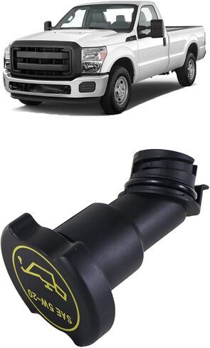 أنبوب حشو زيت المحرك 917-415 وغطاء حشو الزيت 80991 متوافق مع Ford F-150 F-250 F-350 F-450 F-550 Super Duty، Mustang، Expedition 4.6L 5.4L 6.8L&Lincoln Navigator، Mark LT in Kuwait