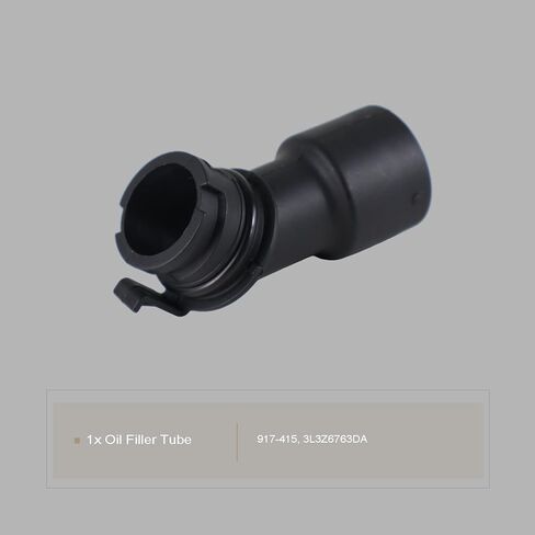 أنبوب حشو زيت المحرك 917-415 وغطاء حشو الزيت 80991 متوافق مع Ford F-150 F-250 F-350 F-450 F-550 Super Duty، Mustang، Expedition 4.6L 5.4L 6.8L&Lincoln Navigator، Mark LT in Kuwait