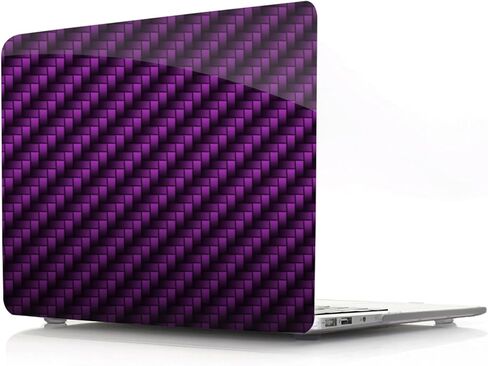 IVY for MacBook Pro 16 inch Case M4 M3 M2 M1 A3403 A3186 A2991 A2780 A2485 - Hard Shell Cover with Carbon Fiber Texture,Anti-Slip Pads,Ultra Thin & Lightweight Protective Case - Red in Saudi Arabia
