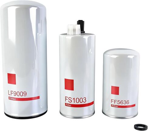 LF9009 FS1003 FF5636 Oil Filter and Water Separator Fuel Filter Kit Fit for Cummins ISC 8.3L ISL QSL 9.0L Diesel Engines in Saudi Arabia