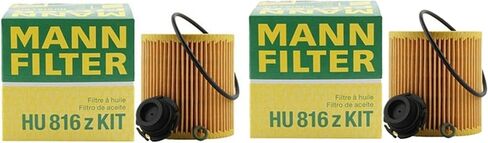 Mann Pair Set of 2 Engine Oil Filters Cartridges For BMW 228i xDrive 320i 328i GT 428i Gran Coupe X1 Z4 Base sDrive28i 2.0L L4 E84 E89 E91 E92 E93 F22 F23 F30 F31 F32 F33 F34 F36 Twin-Turbo in Saudi Arabia