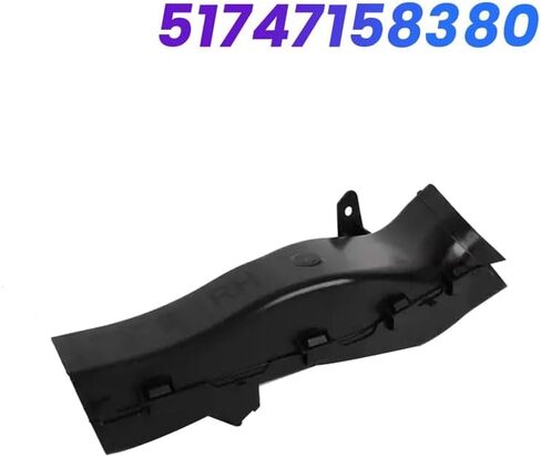 Air Intake Hose Car Front Right Brake Vent Duct Air Intake Hose 51747158380 /Fit For BMW X5 E70 2007-2013 Flexible Air Filter Intake Hose in Kuwait