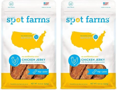 Spot Farms Chicken Jerky Healthy All Natural Dog Treats Human Grade For Hip And Joint 12 oz in Saudi Arabia