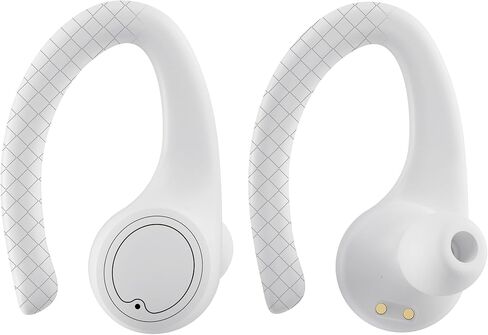 Coby True Wireless Bluetooth Earbuds | Interchangeable Ear Hooks & Tips | Sweat-Resistant |14-Hours Play Time | Drop-Proof Charging Case | Wireless Headphone w. On-Ear Controls | Gym Ready | Black in Kuwait