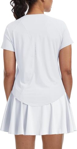 Short Sleeve Workout Tops for Women Active Gym Yoga Tops Lightweight Athletic T Shirts in Kuwait