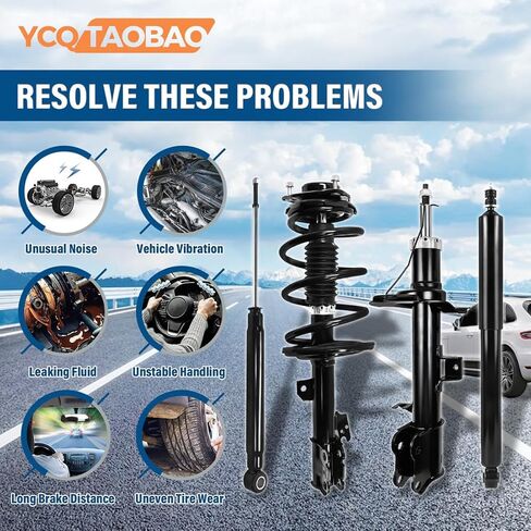 Rear Shocks Absorber 2PC Replaces 22011983, 22012094 Compatible with Chevrolet G30 1979-1996 Compatible with Chevy G30 1979-1996 Compatible with Chevrolet P30 1985-1985 in Kuwait