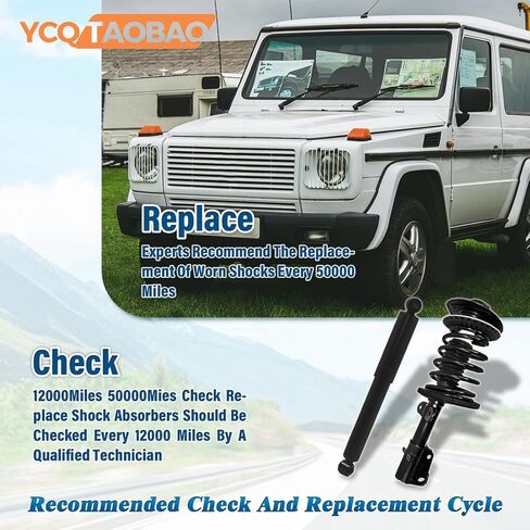 Rear Shocks Absorber 2PC Replaces 22011983, 22012094 Compatible with Chevrolet G30 1979-1996 Compatible with Chevy G30 1979-1996 Compatible with Chevrolet P30 1985-1985 in Kuwait