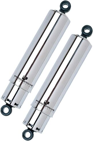 Progressive Suspension 412-4043C Chrome 11" Standard Replacement Rear Suspension Shock with Full Covers in Saudi Arabia