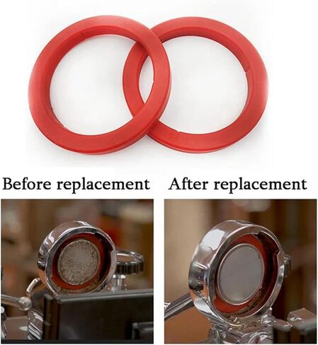Grouphead Gasket 8mm Coffee Machine - Red Silicone Ring Compatible in Kuwait