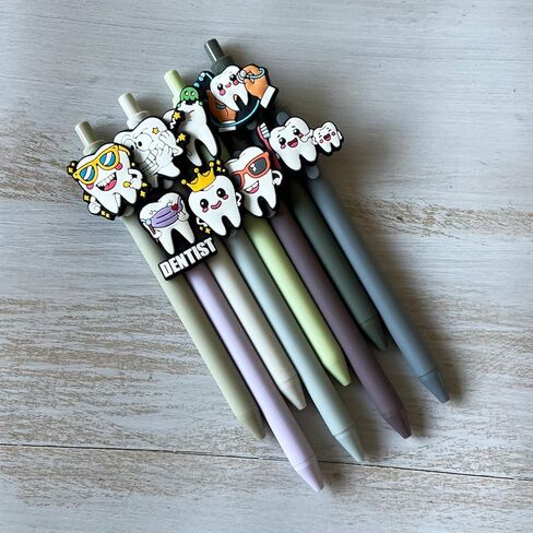 8 قطع أقلام الأسنان، ملحقات مساعد الأسنان اللطيفة، مجموعة أقلام الأسنان السوداء الجمالية لأطباء الأسنان، أخصائي صحة الأسنان، أساسيات الطلاب، مساعدي الأسنان، هدايا تقدير الأسبوع، Bluk in Kuwait