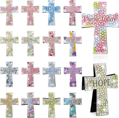 16 جهاز كمبيوتر شخصى عبر الماس الفن المسيحي الإشارات المرجعية المغناطيسية المسيحية الكتاب المقدس المرجعية هدية دينية مع آيات الكتاب المقدس الأزهار مقاطع الصفحة المغناطيسية لمحبي كتاب قراءة الكنيسة عيد الأم in Kuwait