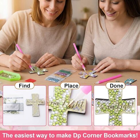 16 جهاز كمبيوتر شخصى عبر الماس الفن المسيحي الإشارات المرجعية المغناطيسية المسيحية الكتاب المقدس المرجعية هدية دينية مع آيات الكتاب المقدس الأزهار مقاطع الصفحة المغناطيسية لمحبي كتاب قراءة الكنيسة عيد الأم in Kuwait