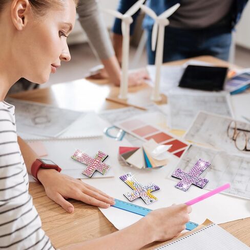 16 جهاز كمبيوتر شخصى عبر الماس الفن المسيحي الإشارات المرجعية المغناطيسية المسيحية الكتاب المقدس المرجعية هدية دينية مع آيات الكتاب المقدس الأزهار مقاطع الصفحة المغناطيسية لمحبي كتاب قراءة الكنيسة عيد الأم in Kuwait