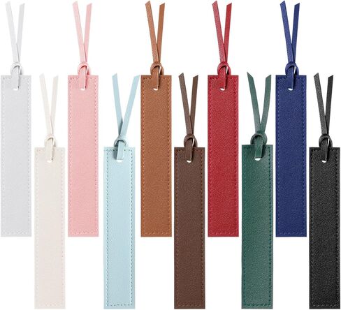 10 Pcs Classic Style Bookmarks with Leather Rope, Leathers Bookmarks with Tasse Page Markers Reading Gifts Classic Stitched Bookmark for Book Lovers, Readers, Book Marks for Men Women in Saudi Arabia