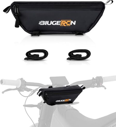 Electric Dirt Bike Handlebar Bag,Universal Ebike Handle Bar Storage Pouch for Tutti Soleil 01/Ridstar Q20/Surron Light Bee X LBX/Talaria X3 Sting MX3 R MX4 MX5/E Ride Pro in Saudi Arabia