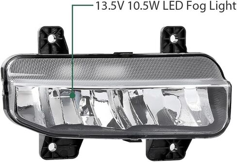 مجموعة مصابيح الضباب LED للمصد الأمامي LQI ودعامة وغطاء مصابيح الضباب متوافقة مع دودج رام 1500 2019-2021 68273291AB، 68273292AB، 68312234AB، 82215273AB، CH2592158، CH2593158 in Kuwait