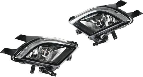 Front Left & Right Bumper Fog Lights w/Brackets + Harnesses Fit for Volkswagen Jetta 2015 2016 2017 2018 Driving Fog Lamp Bezel Assembly Replaces 5C7941699P 5C7941700P 5C6807261 5C6807262 in Saudi Arabia