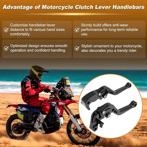 1Pair Short Motorcycle Brake Clutch Levers for Yamaha MT-09SP Gen 4 2024 2025 Handle Brake Levers Set for Yamaha YZF-R9 2025 Black in Saudi Arabia