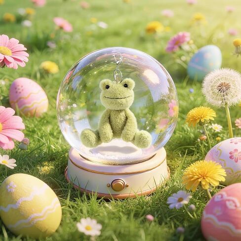 Apricot Lamb Cute Toys Plush Green frog Stuffed Animal Soft Keychain for Kids Bag, Purse, Backpack, Handbag (6 Inches) in Kuwait