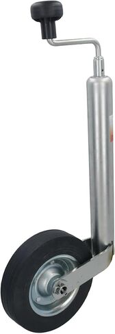 عجلة جوكي 48 ملم شديدة التحمل للمقطورات والقوافل 200 ملم مع عجلة صلبة in Kuwait