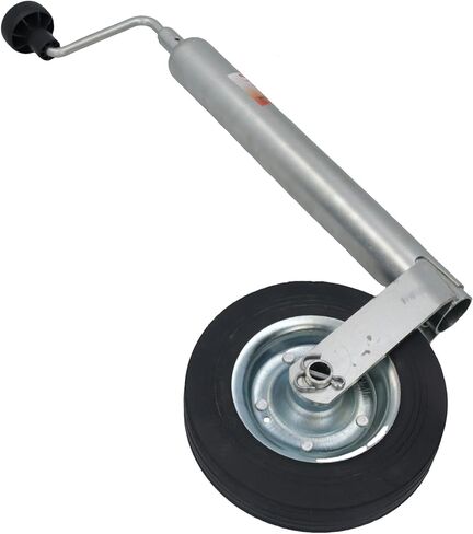 عجلة جوكي 48 ملم شديدة التحمل للمقطورات والقوافل 200 ملم مع عجلة صلبة in Kuwait