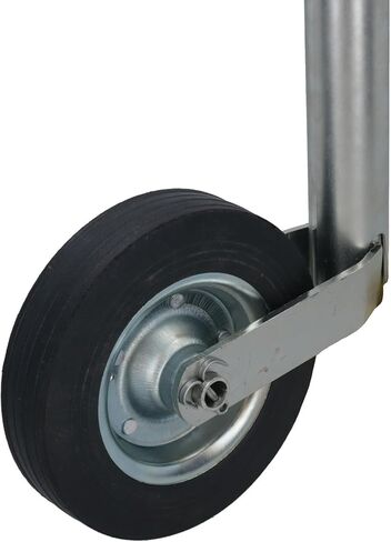 عجلة جوكي 48 ملم شديدة التحمل للمقطورات والقوافل 200 ملم مع عجلة صلبة in Kuwait